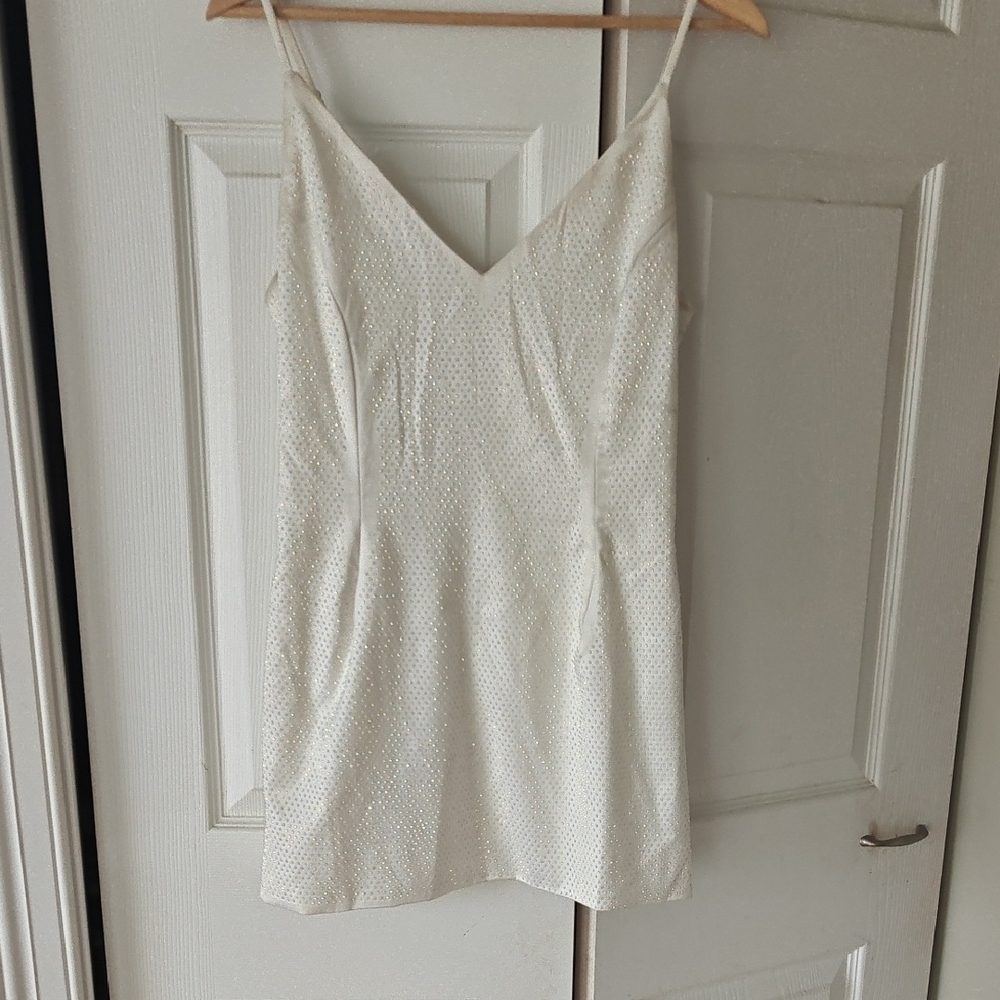 AKIRA White Mini Dress